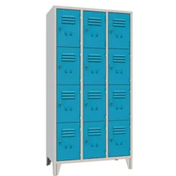 Casellario metallico 12 posti l. classico blu