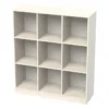 Casellario 9 vani bianco latte - linea cam basic
