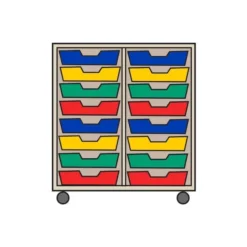 Cassettiera 16 cassette cam premium color betulla
