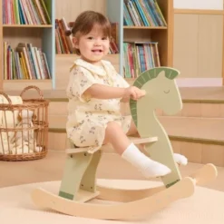 Cavallo a dondolo in legno