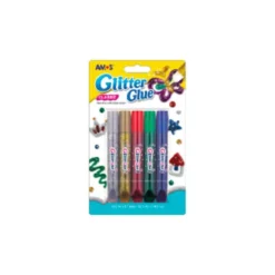 Colla glitter - 5 tubetti