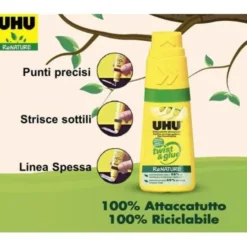Colla universale uhu gira e incolla - ml 35