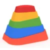 Collinette arcobaleno - 5 pezzi