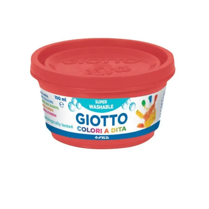 Colori a dita giotto - 6 vasetti da 100ml