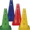 Coni con 12 fori cm 40 h - 4 pz assortiti
