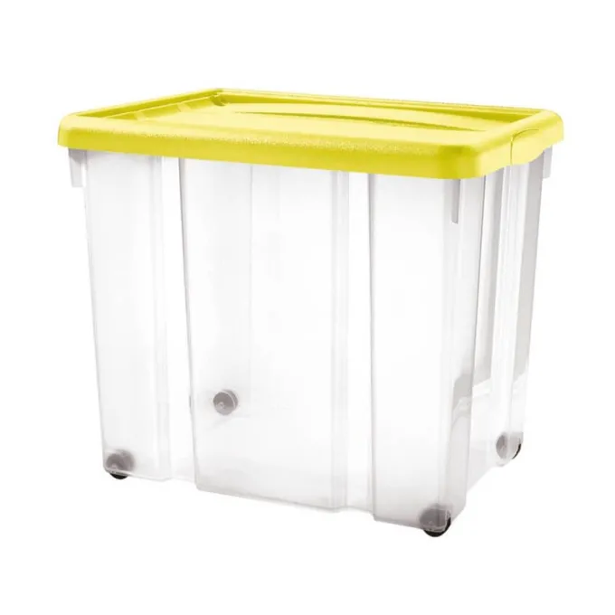 Contenitore trasparente gigante giallo