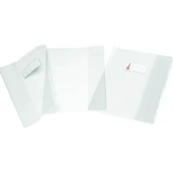 Copriquaderno a4 con portanome - trasparente