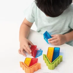 Costruzioni crystal village - 36 pz+6 schede fronte retro