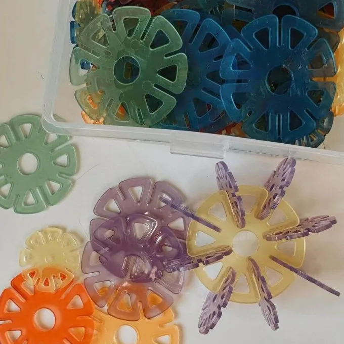 Costruzioni girasoli traslucenti - 150 pezzi