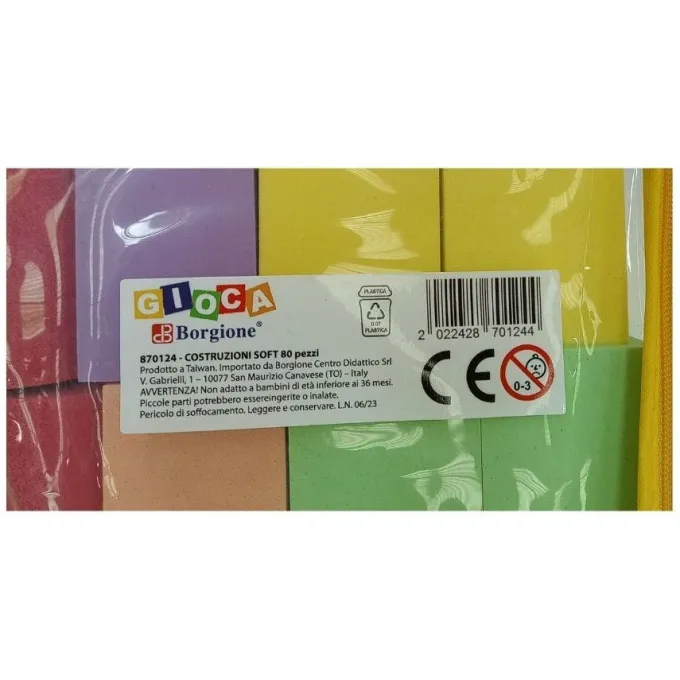 Costruzioni soft - 80 pezzi