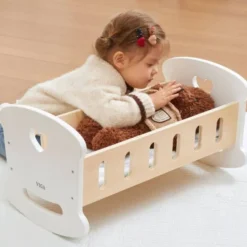 Culla per bambole in legno