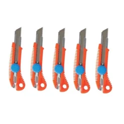 Cutter con bloccalama a vite - 5 pezzi