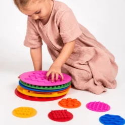 Dischi sensoriali in silicone - 12 pezzi