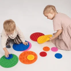 Dischi sensoriali in silicone - 12 pezzi