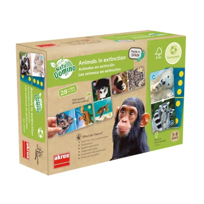 Domino animali in via di estinzione
