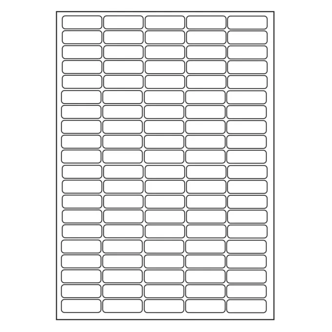 Etichette adesive stampabili 10.000 pz cm 3.7x1.4