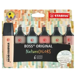 Evidanziatori stabilo boss nature colors