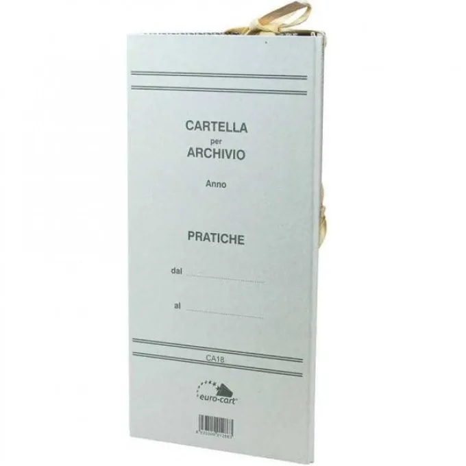 Faldone con lacci - dorso cm 18x10 pezzi