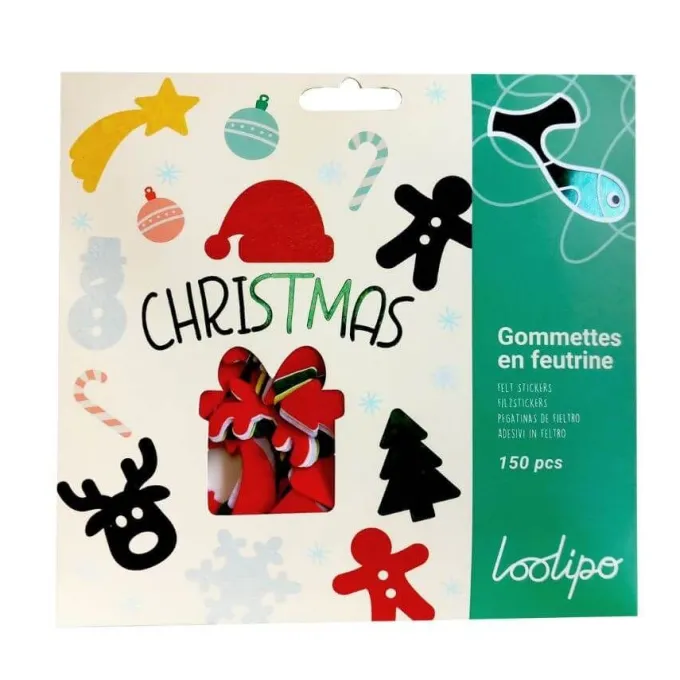 Feltro decorazioni natale