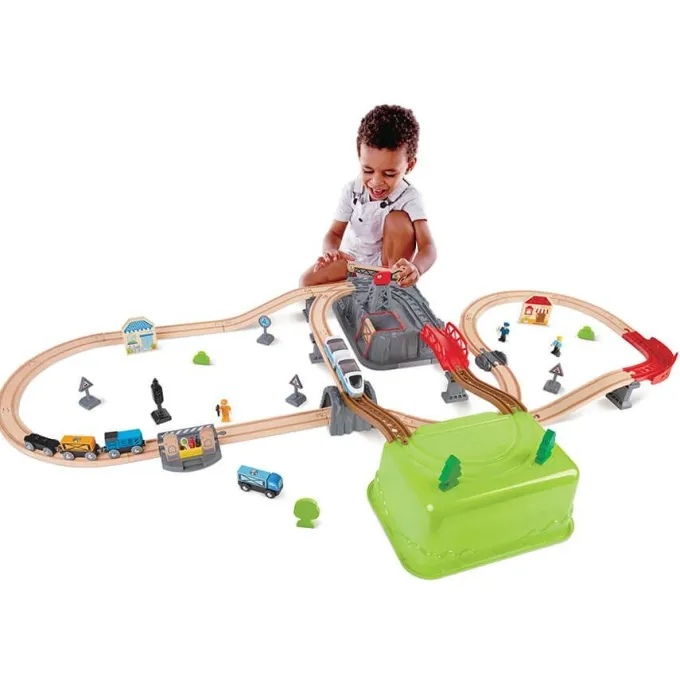 Ferrovia con contenitore