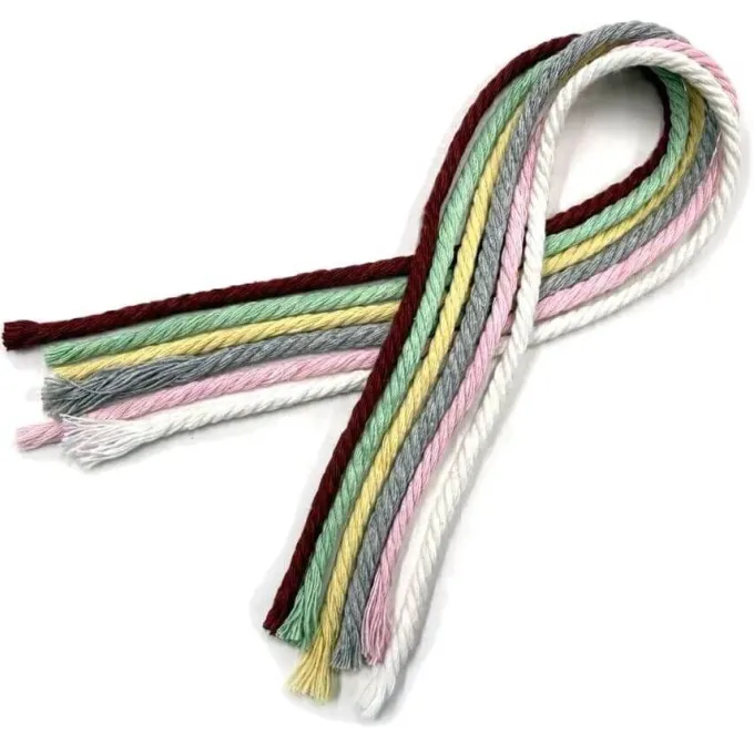 Filo ritorto in cotone - 6 colori