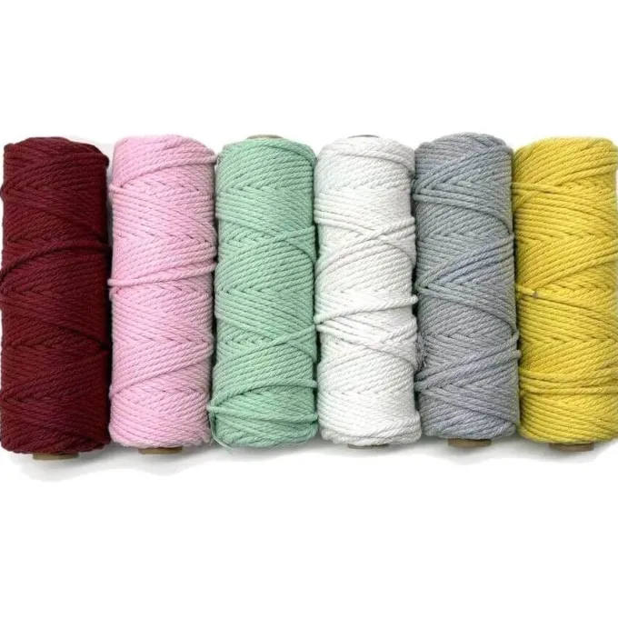 Filo ritorto in cotone - 6 colori