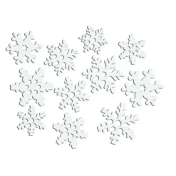 Fiocchi di neve in eva - 100 pezzi