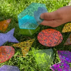 Forme glitter traslucenti