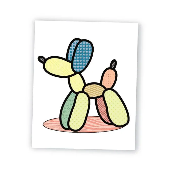 Frottage motivi pop art