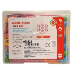 Geo set - 144 pezzi + 20 schede in contenitore