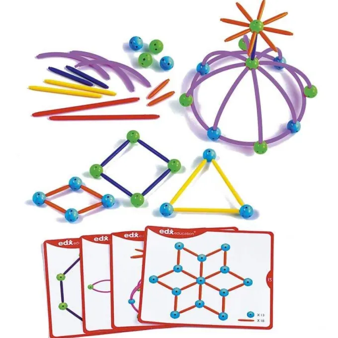 Geo set - 144 pezzi + 20 schede in contenitore