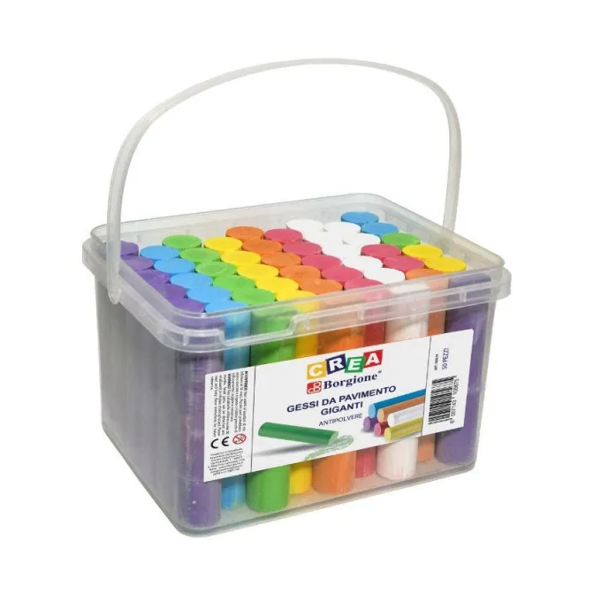 Gessi per pavimento in secchiello 50 pezzi