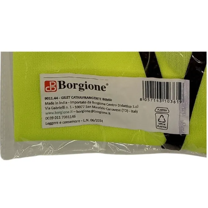 Gilet catarifrangente 3-6 anni