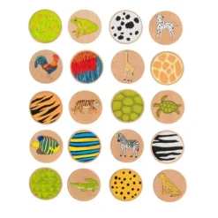 Giochi memo - manto degli animali