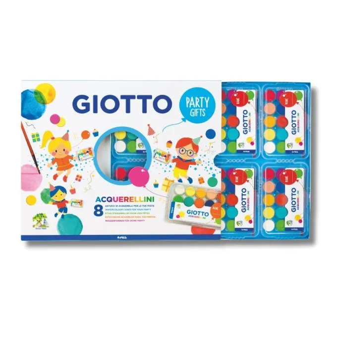 Giotto party gifts - mini acquerelli 8 astucci