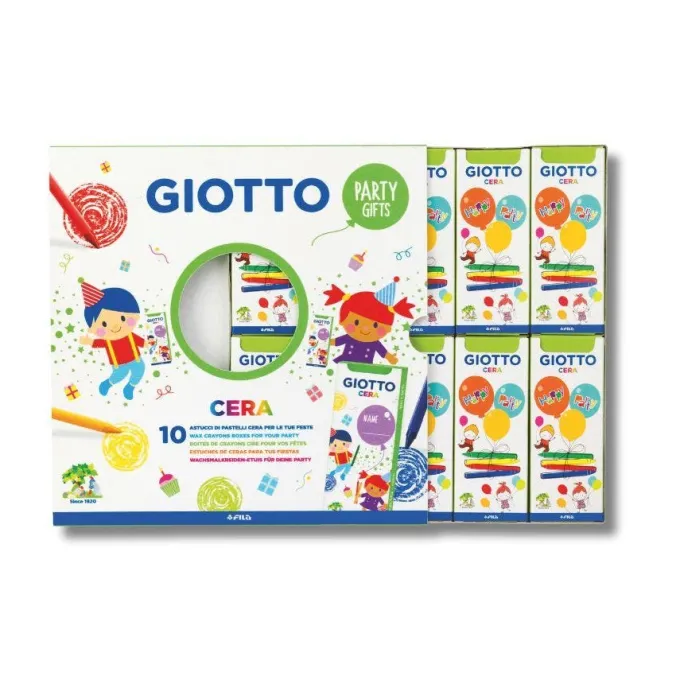 Giotto party gifts - pastelli a cera 10 astucci