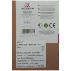 Jumbo soft blocks 50 pezzi