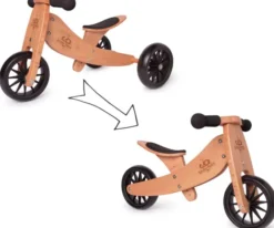 Kinderfeets® bici senza pedali legno tiny tot 2in1 bamboo
