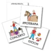 Kit dei pittogrammi - flashcards emozioni. azioni e ambienti