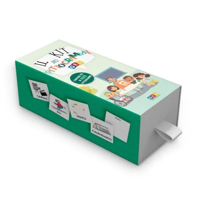 Kit dei pittogrammi - flashcards emozioni. azioni e ambienti