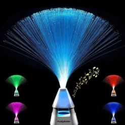 Lampada fibre ottiche usb e speaker bluetooth