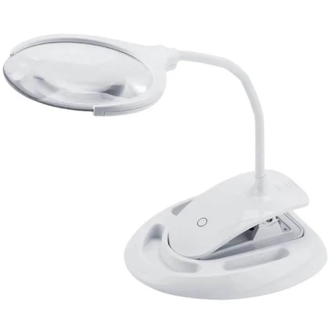Lampada led con lente di ingrandimento