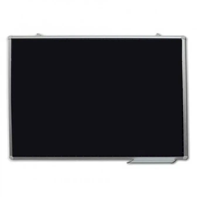 Lavagna magnetica nera top quality liscia 150x100 cm