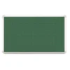 Lavagna magnetica verde laccata quadrettata 180x120 cm
