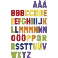 Lettere magnetiche stampatello maiuscolo 144 pz
