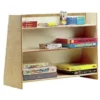 Libreria bifacciale a 3 piani linea legno premium