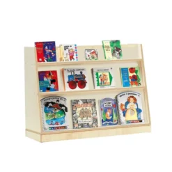 Libreria bifacciale 3 piani cam premium base zoccolo