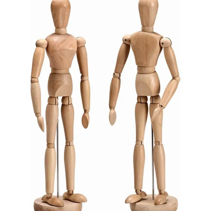 Manichino in legno uomo 31 cm
