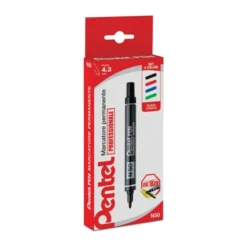 Marcatore permanente pentel n50- punta tonda 4 pezzi
