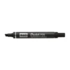 Marcatore permanente pentel n60 - punta scalpello nero